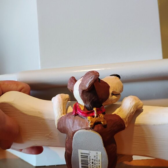 Cute Puppy Dog Bone Shaped Pencil Trinket Tray by Figi Tickle My Bones - Picture 4 of 8